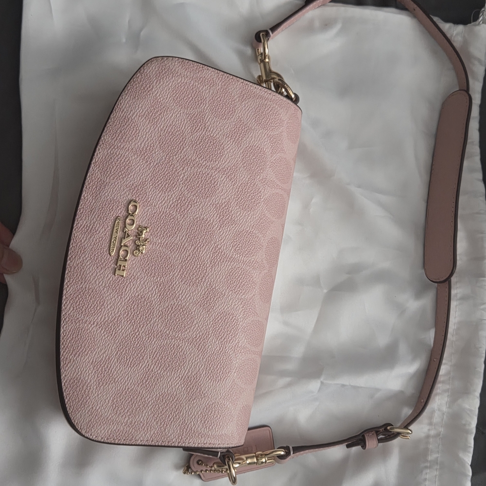 Coach Powder Pink Shoulder Bag